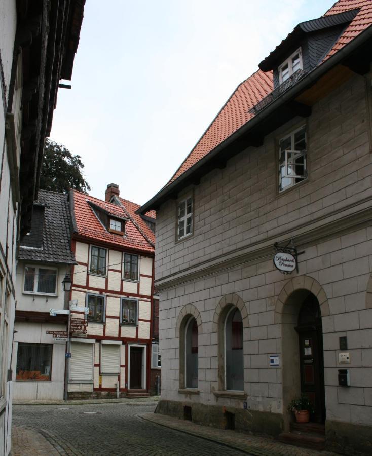 Pension-Ristorante Ventura Ehemals Reinhards Pension Hornburg  エクステリア 写真